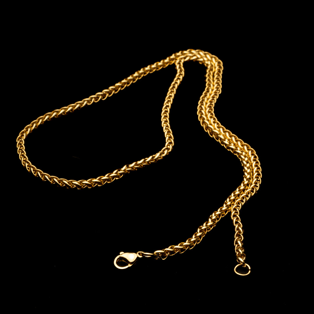 6mm stainless steel gold Rope chain