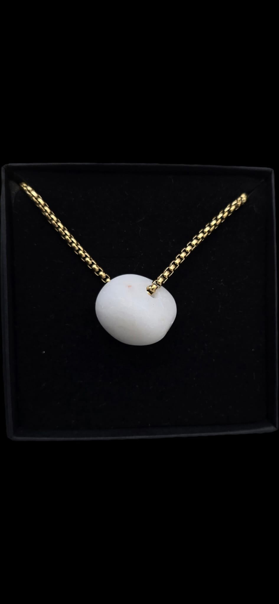 White Agate Pendant